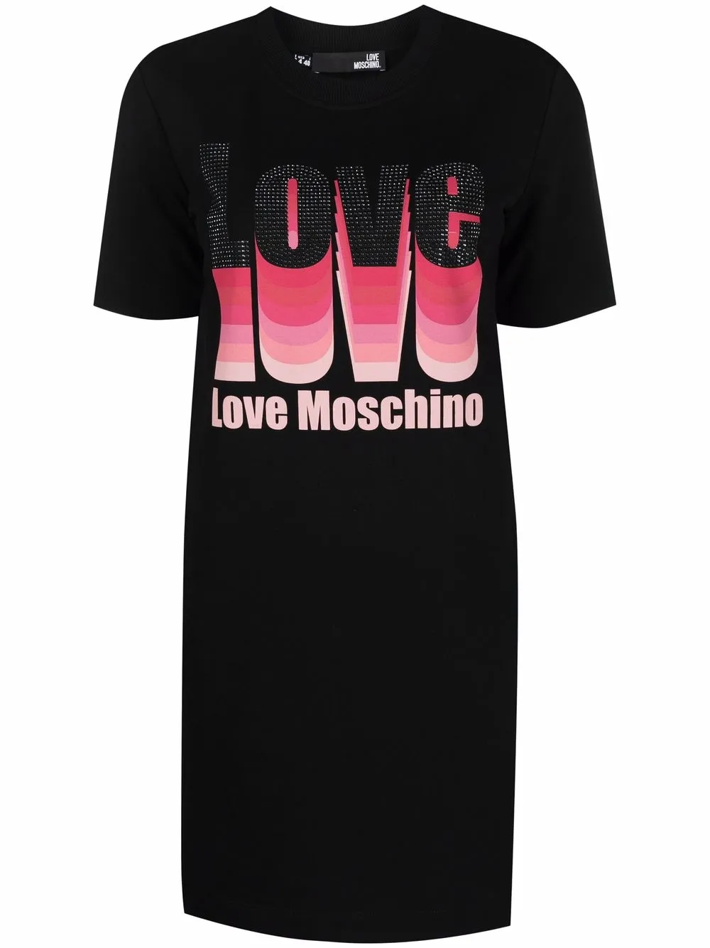 Love logo-print T-shirt dress