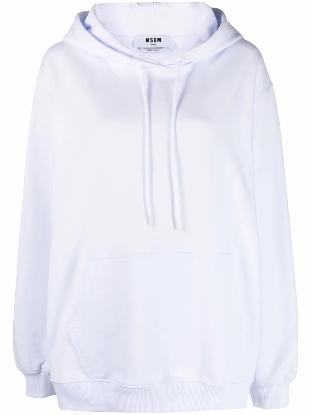 

MSGM hoodie con logo estampado - Blanco
