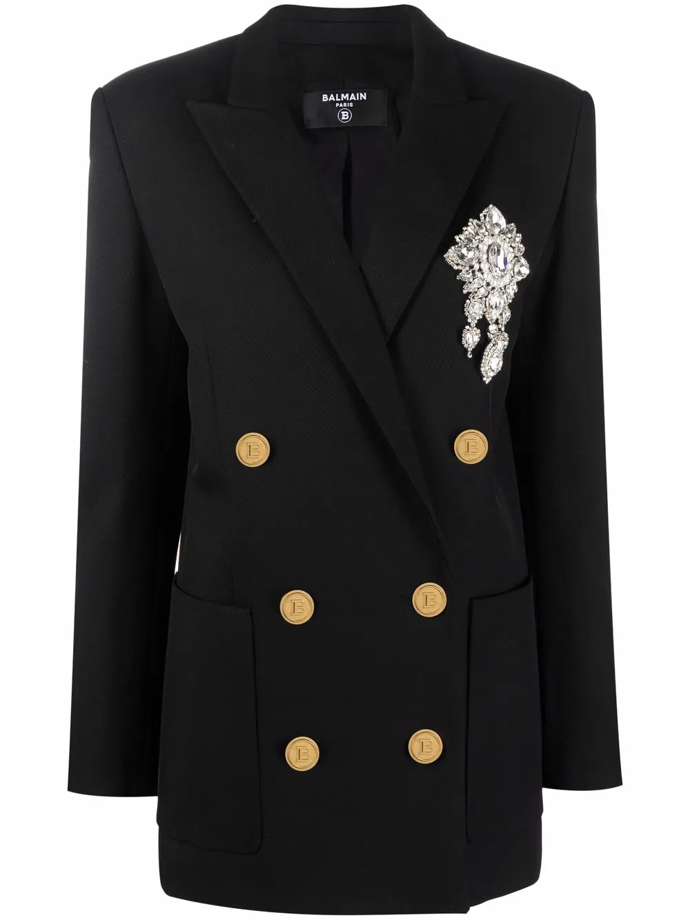 Balmain double-breasted Oversize Blazer - Farfetch