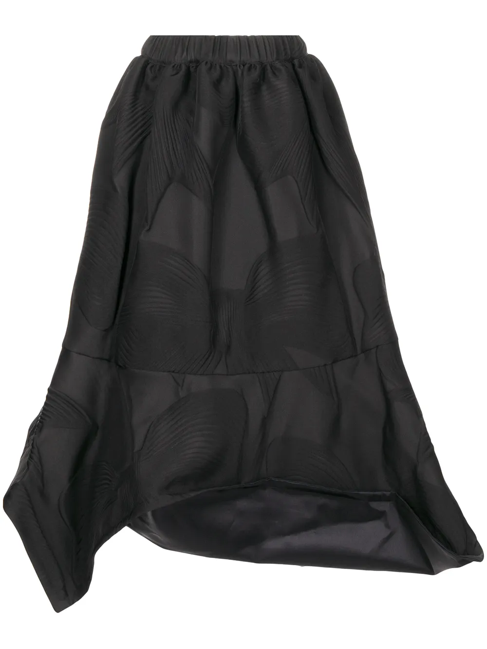 

Comme Des Garçons asymmetric flared skirt - Black