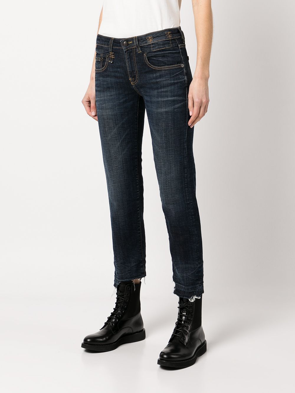 R13 Boy straight-leg step-hem Jeans - Farfetch