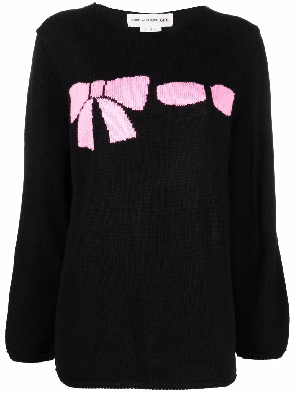 

Comme Des Garçons Girl suéter con cuello redondo - Negro