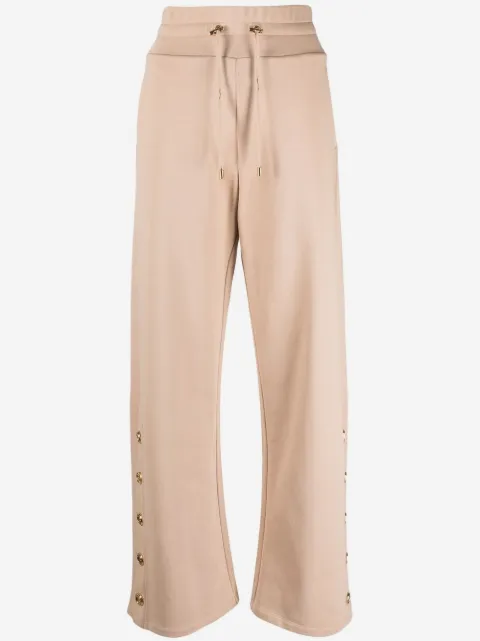 Balmain side-button detail trousers