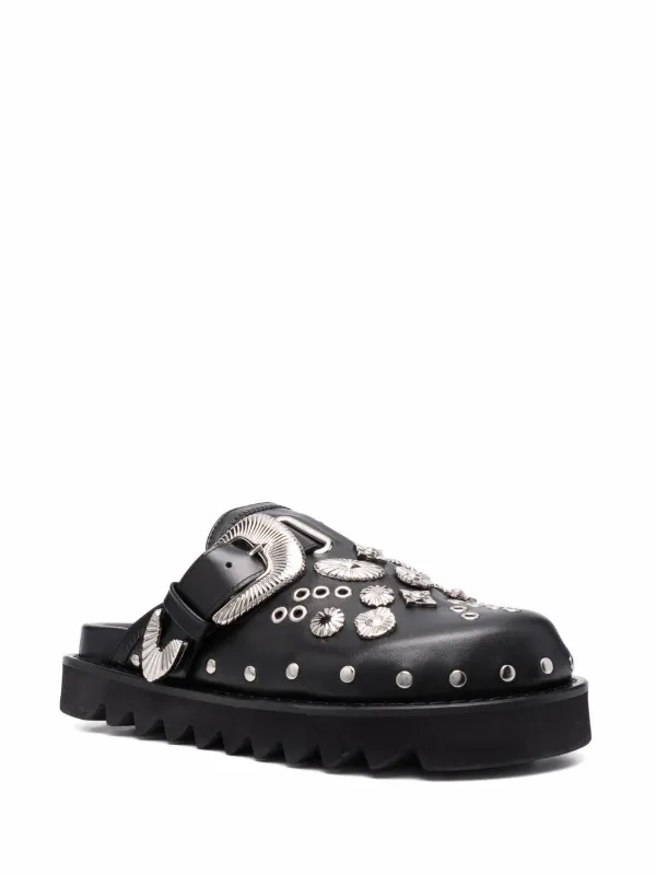 Toga Pulla Sabot Metal Mules - Farfetch