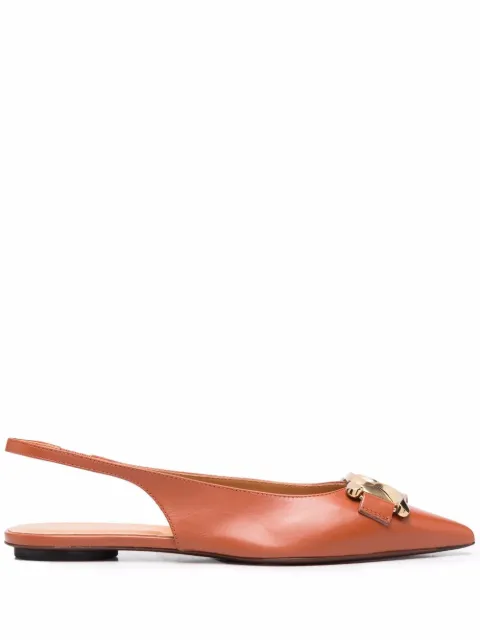 Tod's Mule slingback de couro