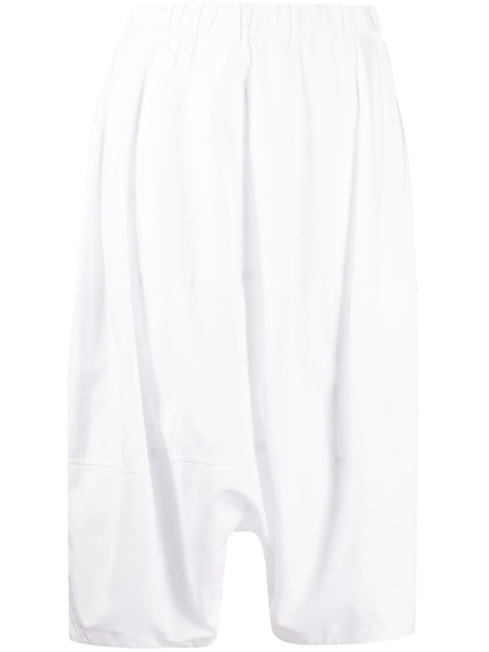 

Comme Des Garçons Girl pantalones capri estilo barril - Blanco