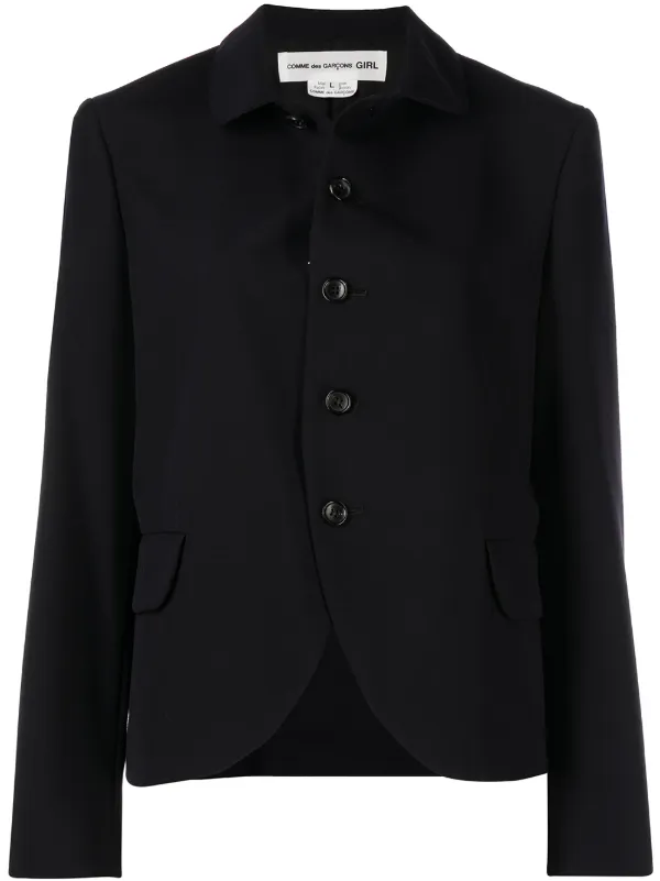 Comme Des Garçons Girl buttoned-up Wool Jacket - Farfetch