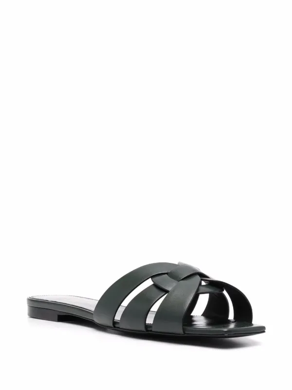 Saint laurent tribute leather slides sale