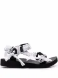 Arizona Love Trekky bandana-print sandals - White