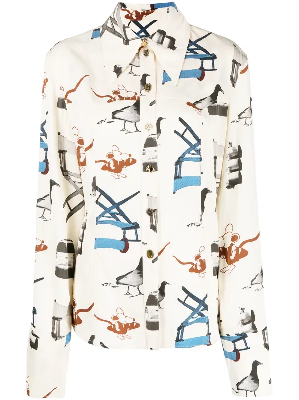 Rejina Pyo Petra graphic-print Shirt 