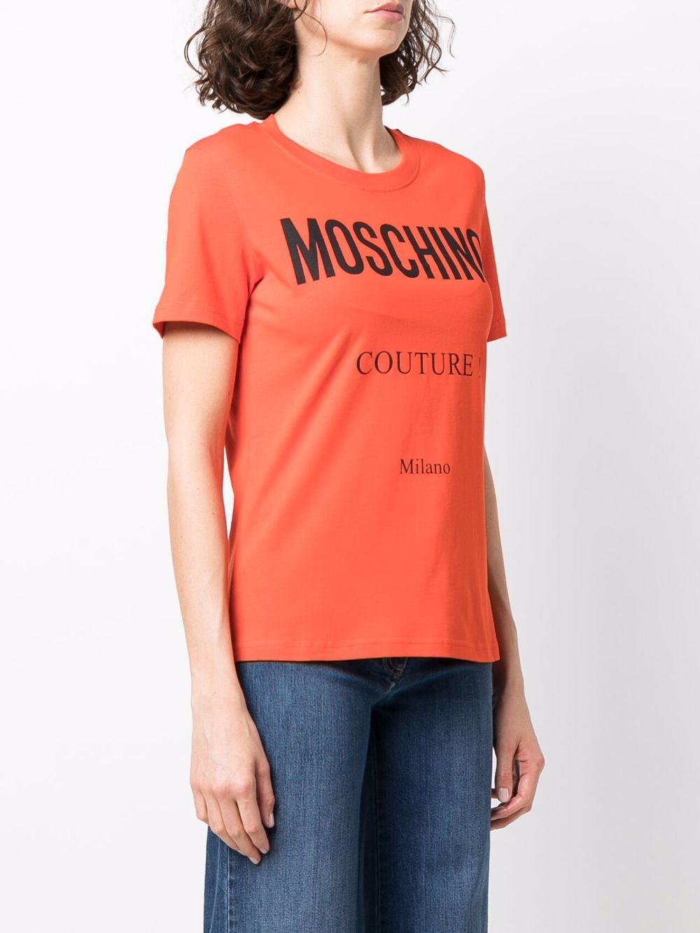 фото Moschino футболка с логотипом