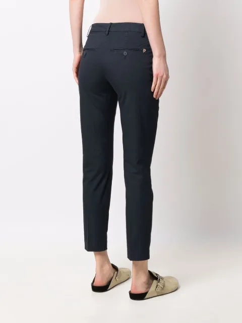 DONDUP Cropped skinny-cut Trousers 