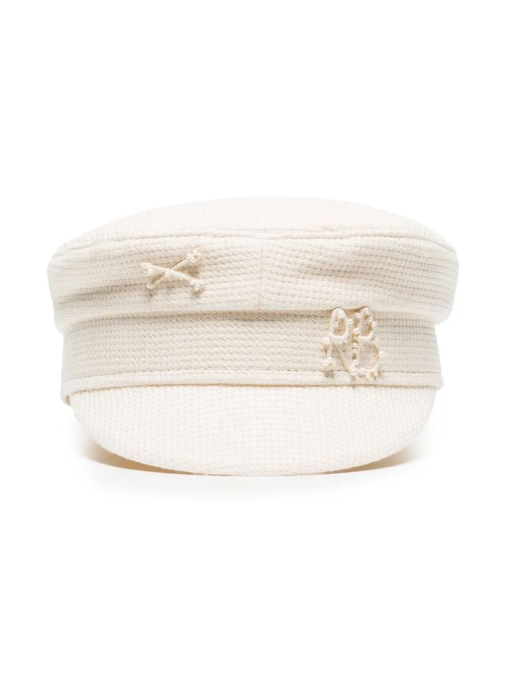 

Ruslan Baginskiy gorra baker boy con apliques - Neutro