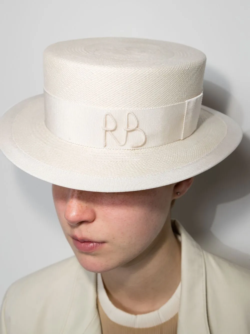 Ruslan Baginskiy wide-brim Boater Hat - Farfetch