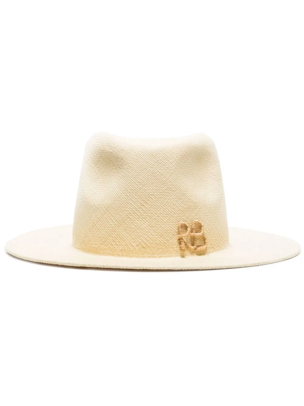 

Ruslan Baginskiy logo-embossed straw hat - Neutrals