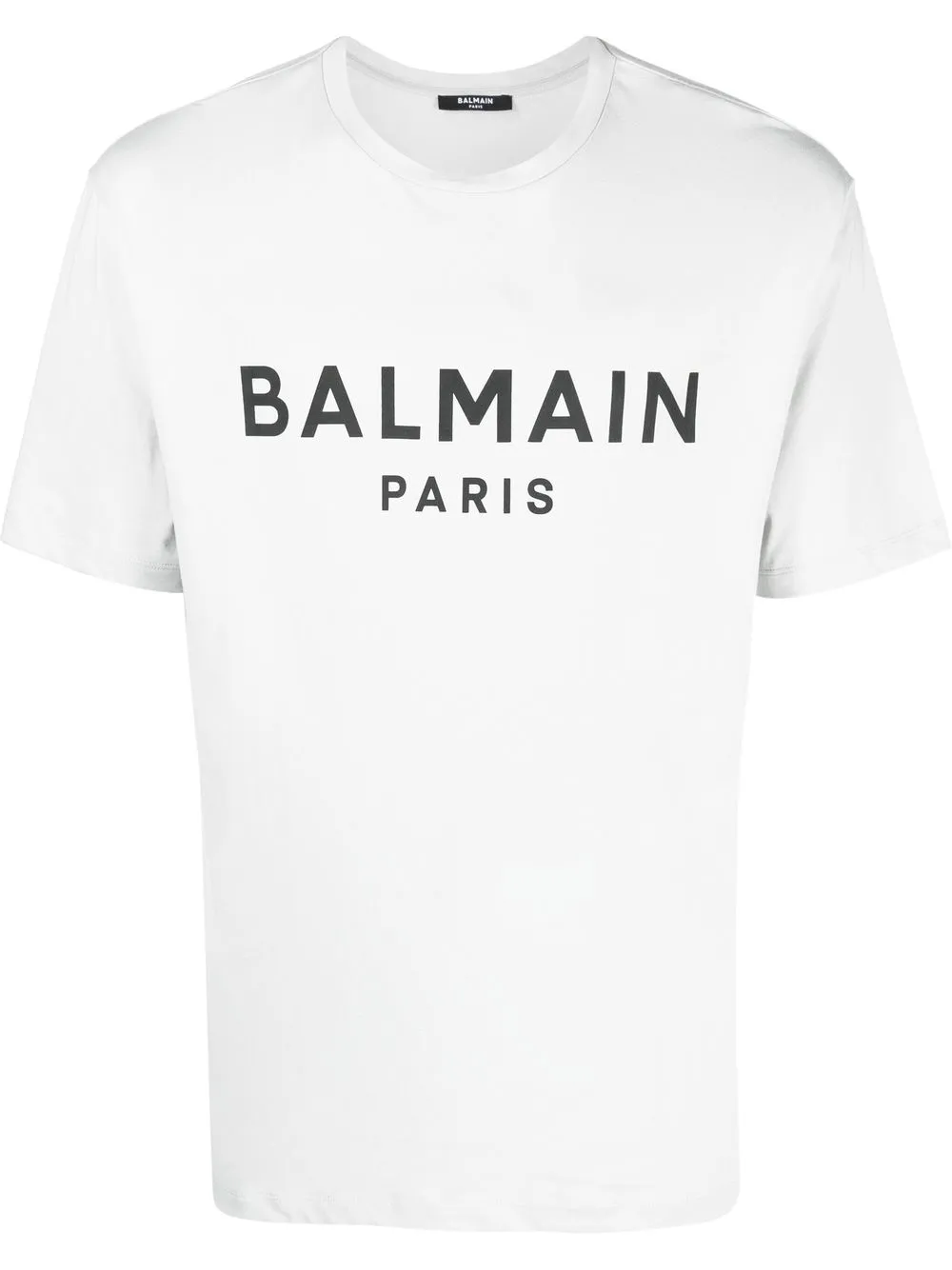 

Balmain playera con logo estampado - Gris