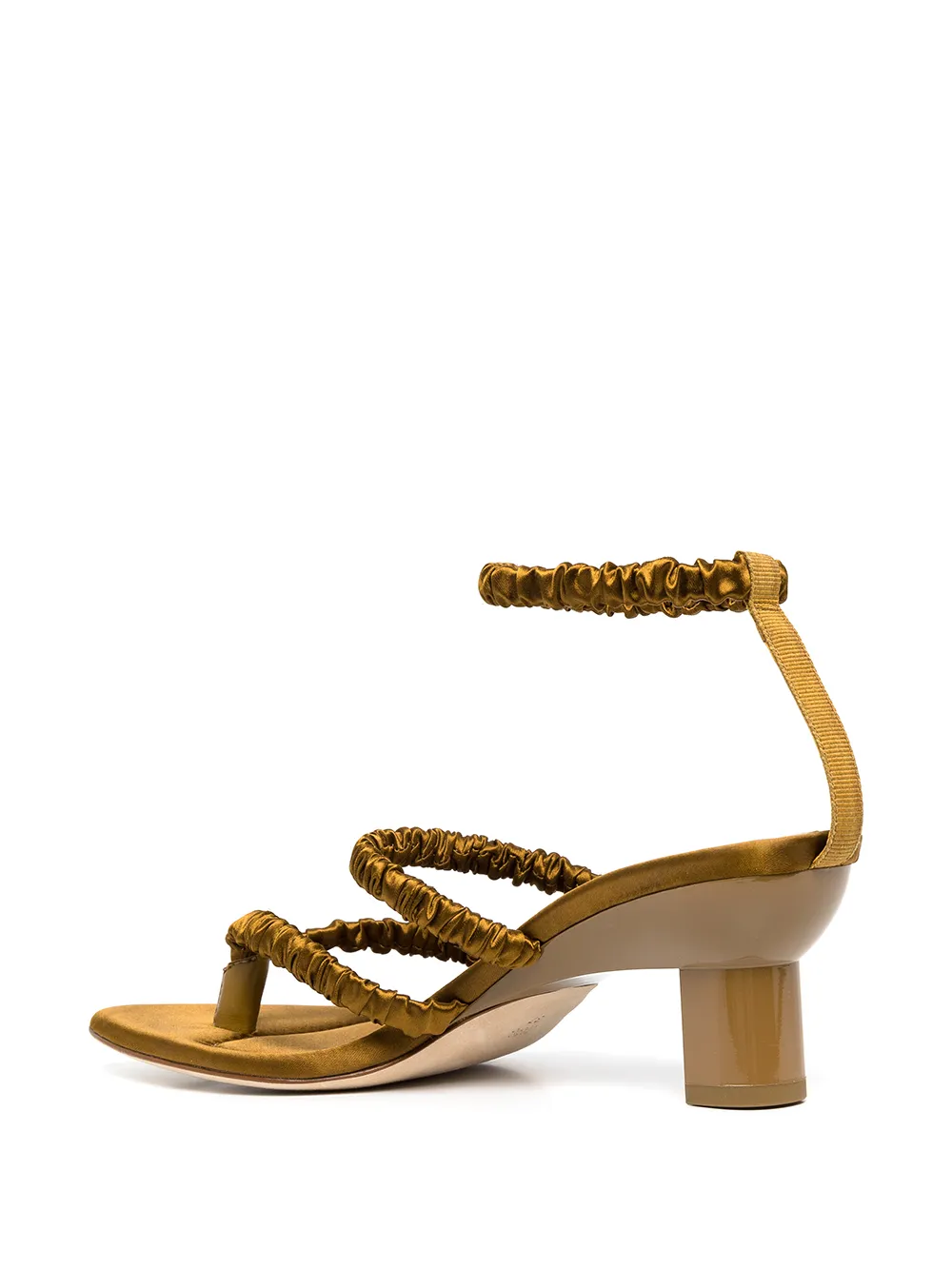 3.1 PHILLIP LIM VERONA 60MM STRAPPY SATIN SANDALS