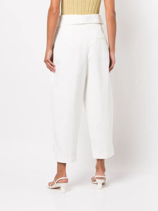 3.1 Phillip Lim クロップド ワイドパンツ | イエロー | FARFETCH JP