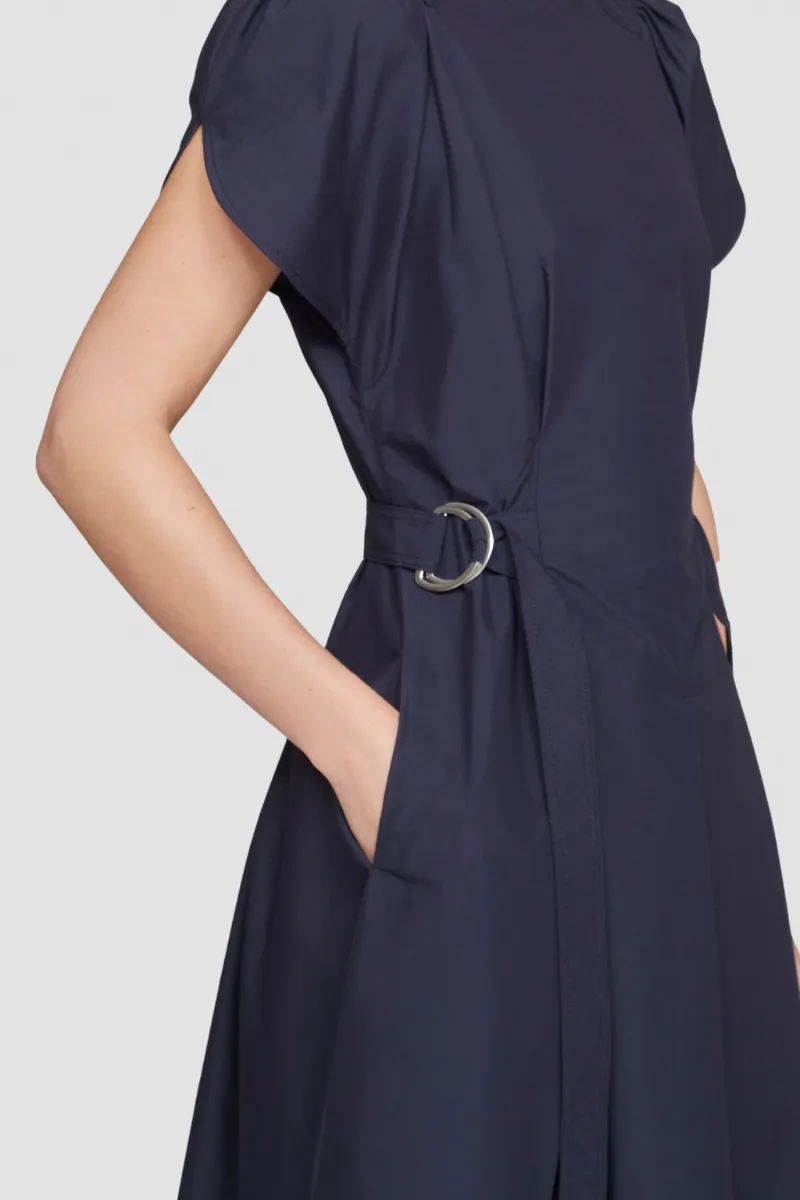 Tulip Puff Sleeve Dress in blue | 3.1 Phillip Lim Official Site