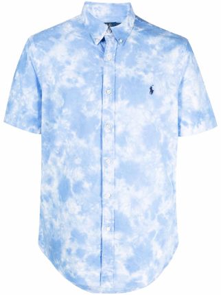 Shop Polo Ralph Lauren Polo Polo tie-dye shortsleeved shirt with Express  Delivery - FARFETCH