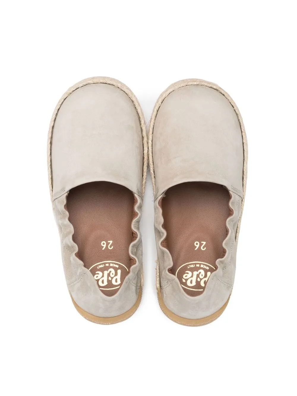  Pépé Kids Slip-on Espadrille Ballerinas - Grey 
