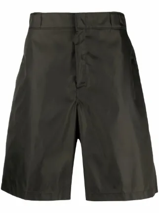 Prada logo-plaque Tailored Shorts - Farfetch