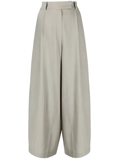 Rejina Pyo invert-pleat wide-leg trousers