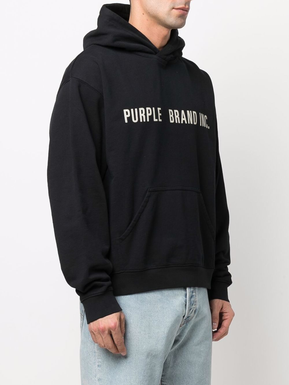 фото Purple brand maglia embroidered logo-print hoodie