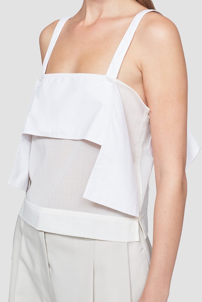 Layered Tank-white #0 Layered Tank, null- 4