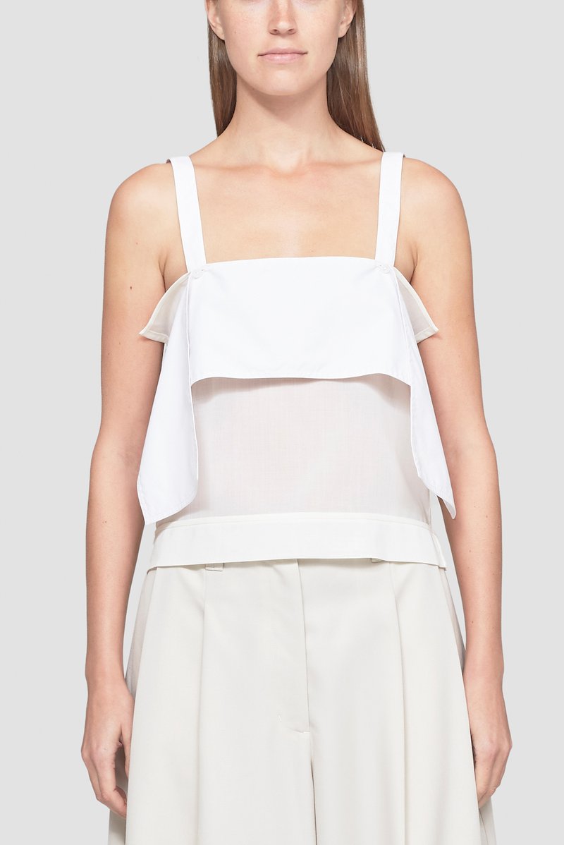 Layered Tank-white #1 Layered Tank, null- 1