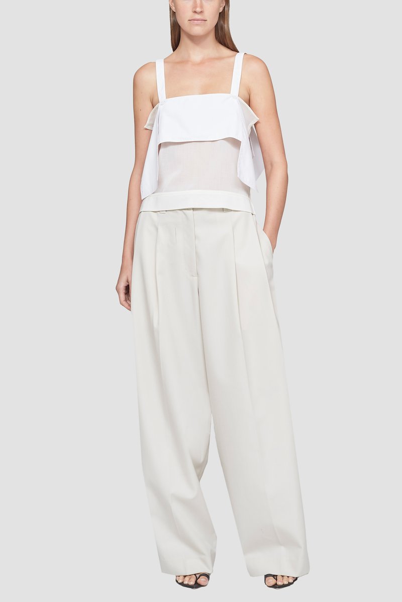 Layered Tank-white #0 Layered Tank, null- 0