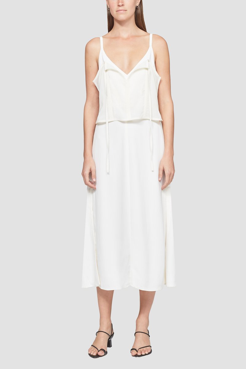 Camisole Dress-white #0 Camisole Dress, White Synthetic->viscose Camisole Dress from 3.1 Phillip Lim. - 0