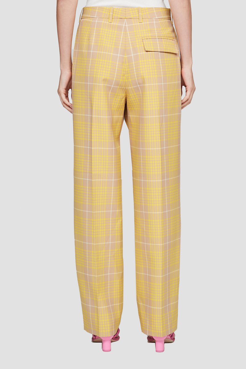 Plaid Straight Leg Trouser in yellow | On Sale up to 50% Off | 3.1 ...