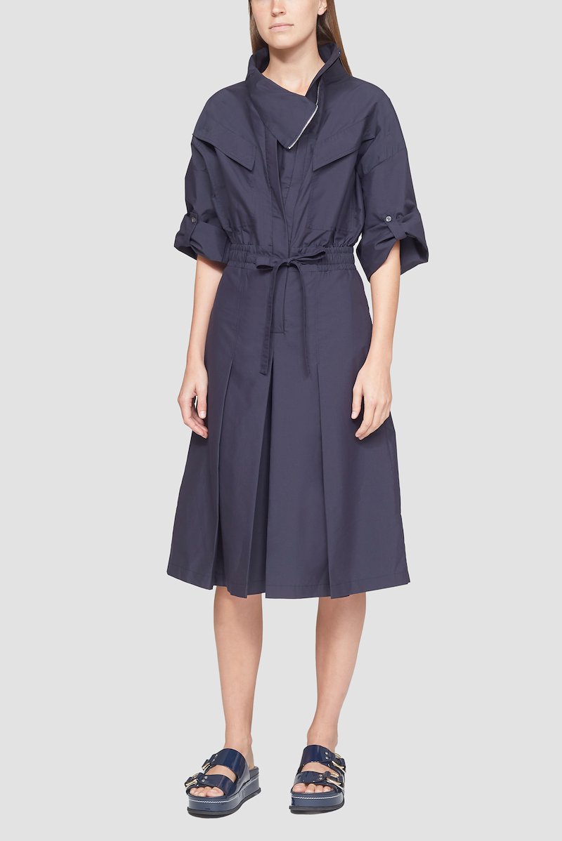 Zip-Up Culotte Jumpsuit-blue #0 Zip-Up Culotte Jumpsuit, null- 0