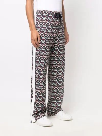 Optical Valentino-print track pants 