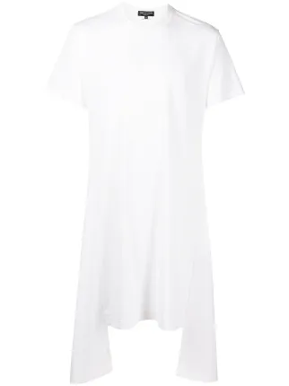 Comme Des Garçons Homme Plus Asymmetric Oversized T-shirt | White