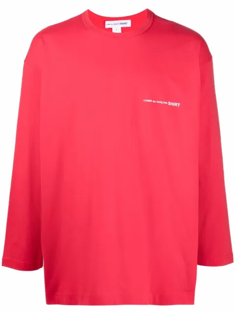 Comme Des Garçons Shirt suéter con logo en el pecho