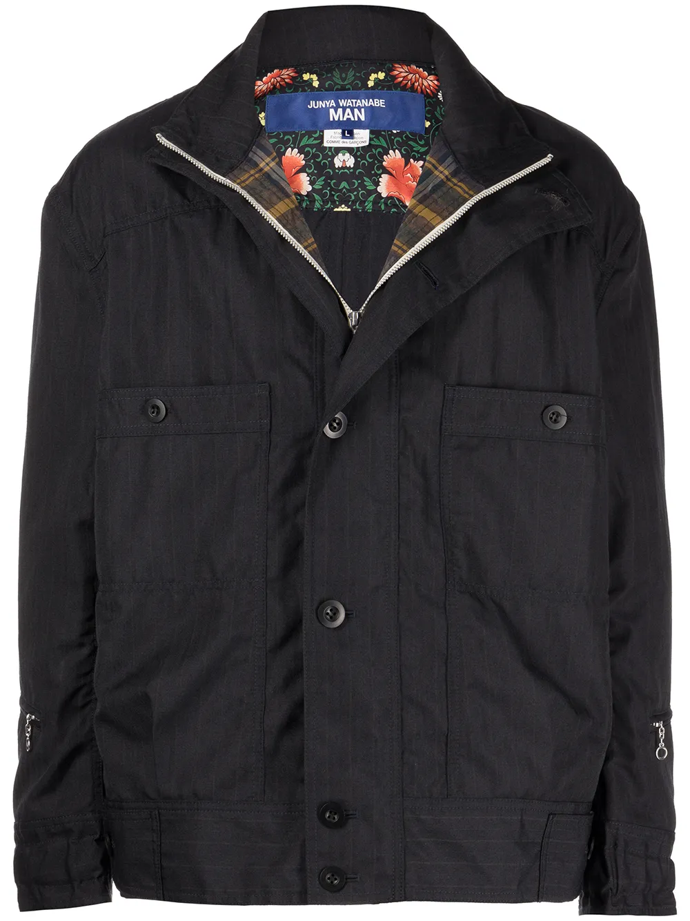 

Junya Watanabe MAN high-neck lightweight jacket - Black