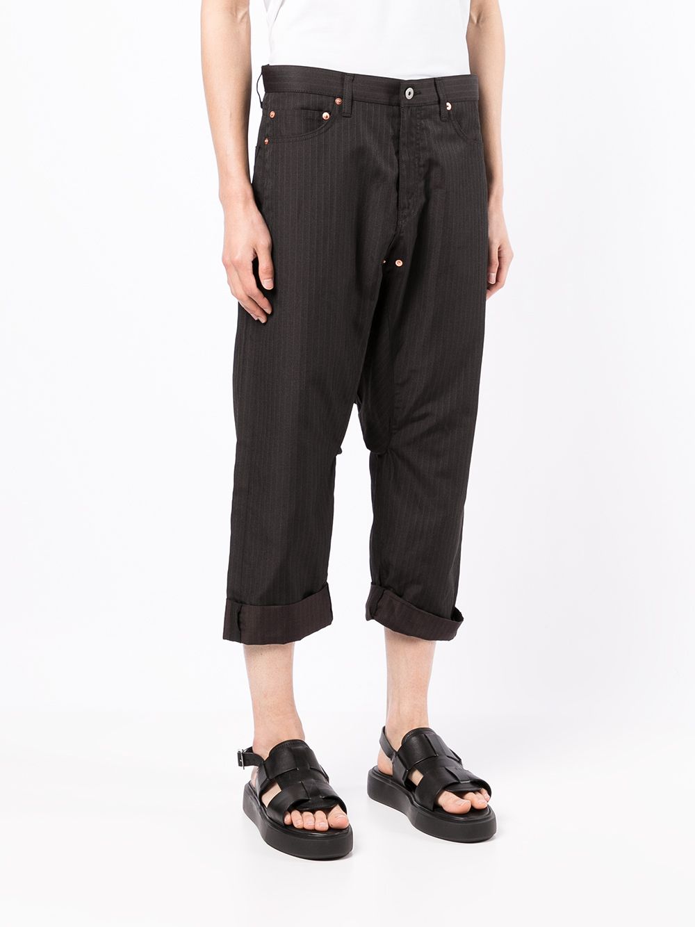 фото Junya watanabe man striped slim-fit trousers