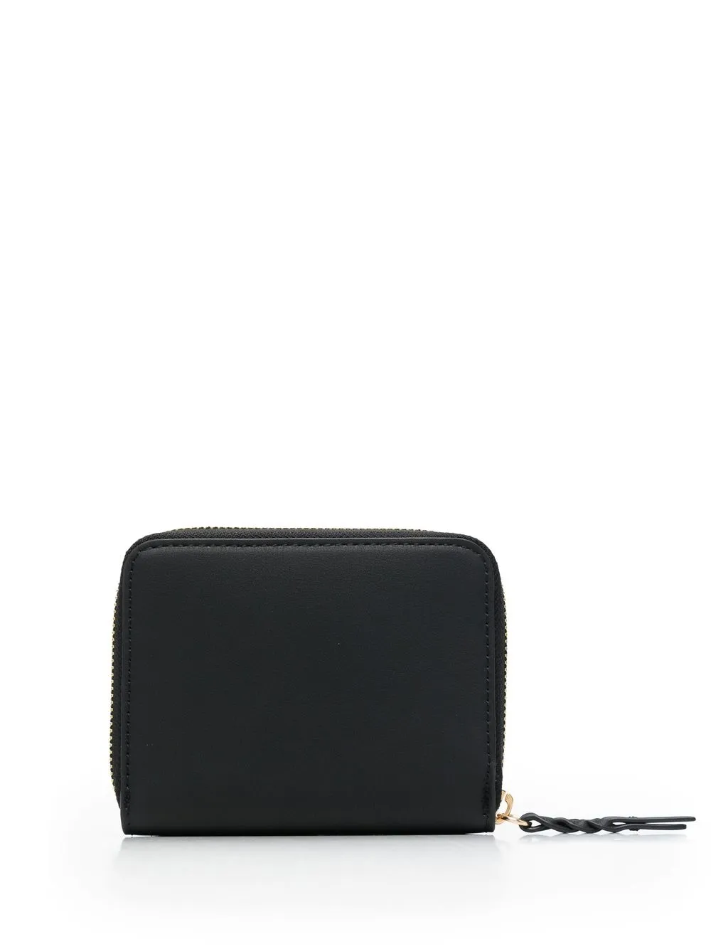 

Love Moschino cartera con placa del logo - Negro