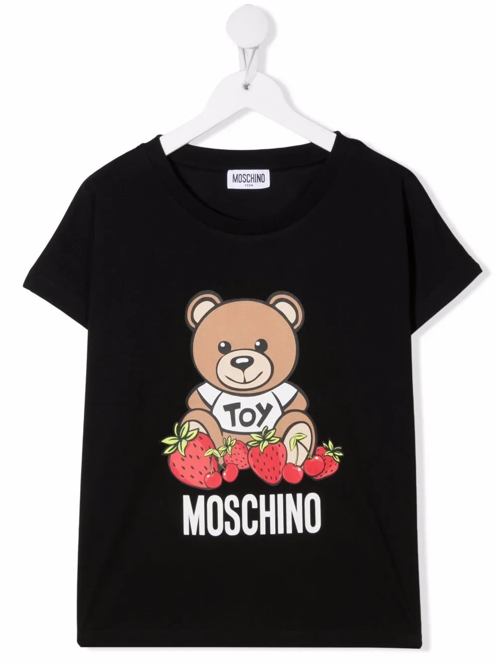 фото Moschino kids футболка с логотипом