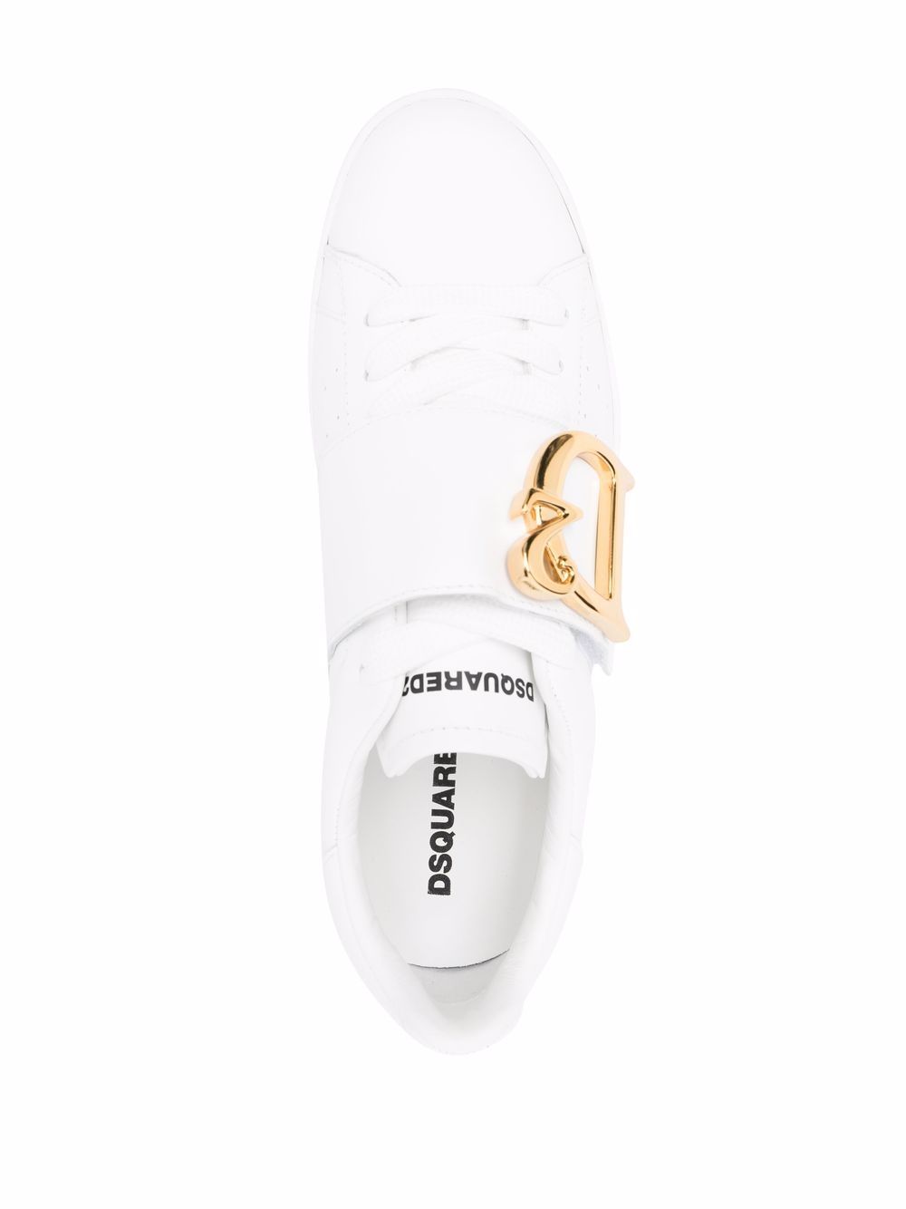 DSQUARED2 logo plaque strap sneakers Women