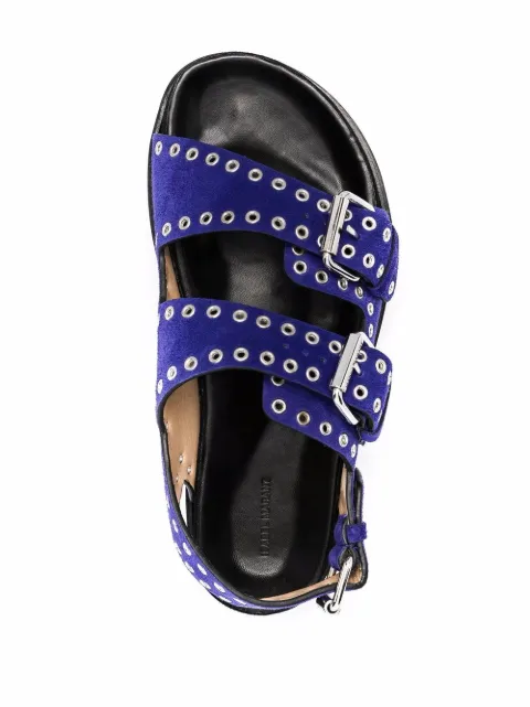Isabel Marant Ophie Leather Sandals - Farfetch