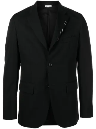 Comme Des Garçons Homme Deux ring-detail single-breasted Blazer - Farfetch