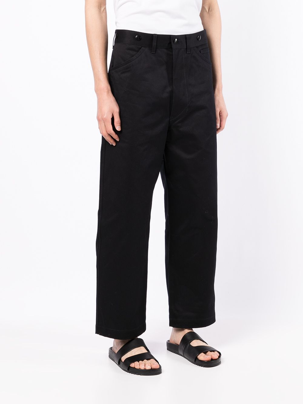 фото Junya watanabe man mid-rise straight trousers