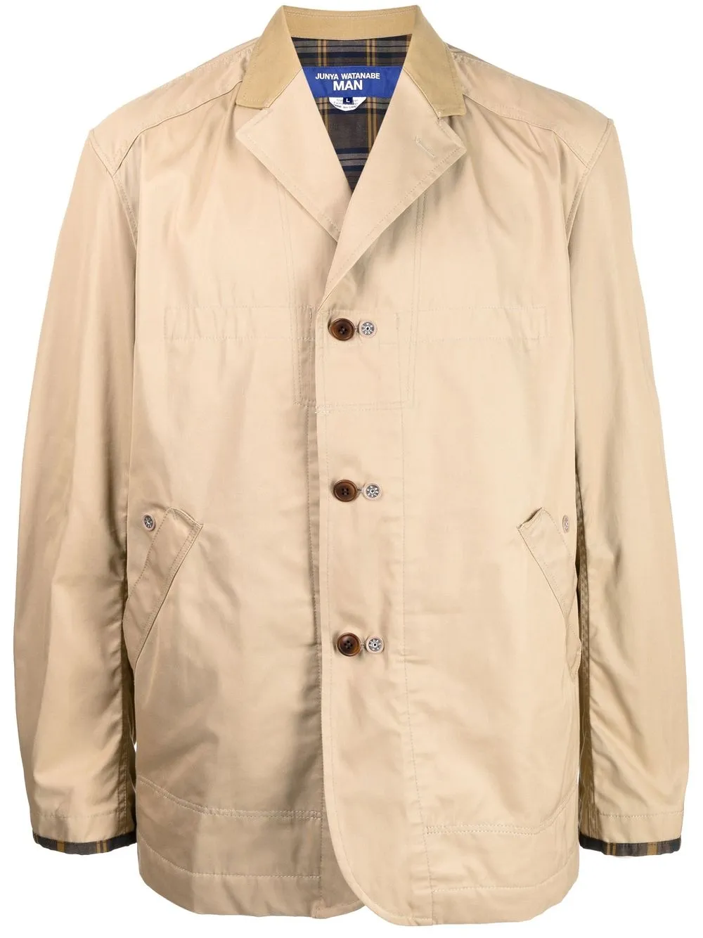 

Junya Watanabe MAN cotton shirt jacket - Brown