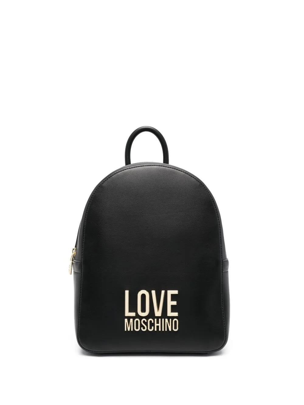

Love Moschino logo-plaque backpack - Black
