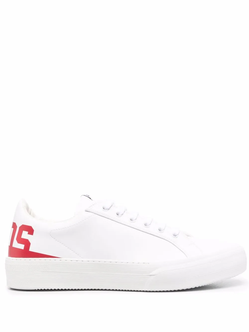 

Gcds low-top rear logo sneakers - White