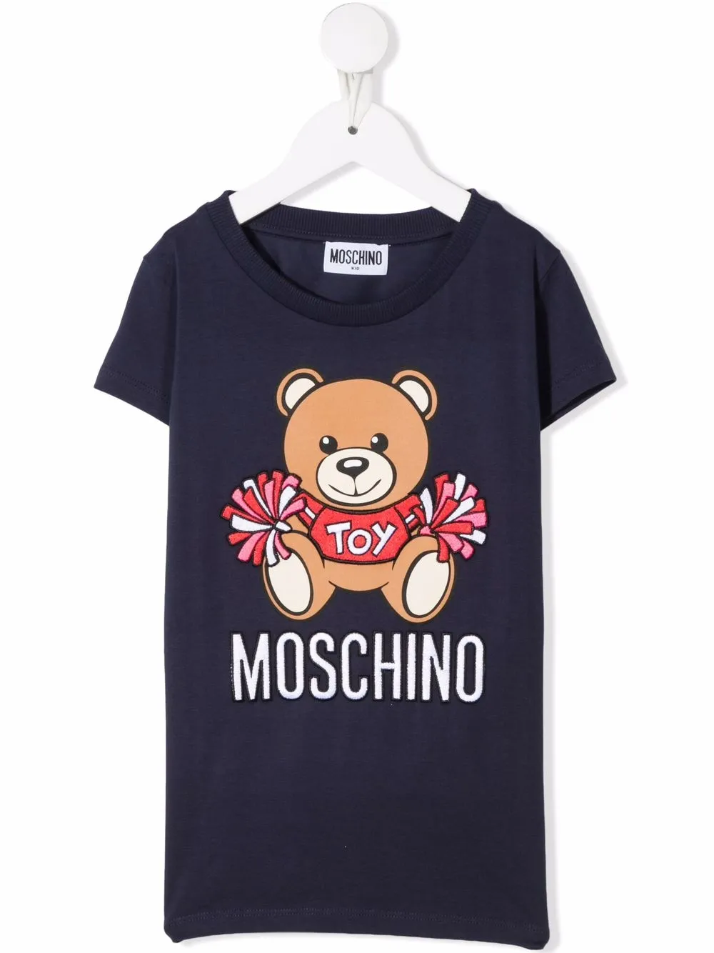 фото Moschino kids футболка с принтом