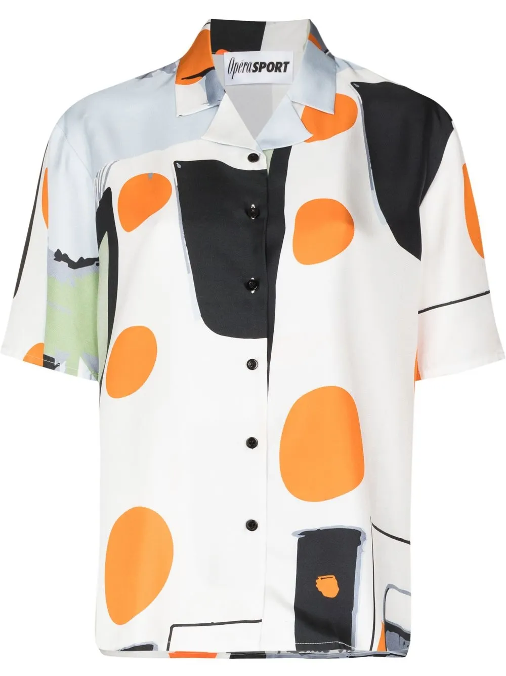 

OpéraSPORT graphic-print short-sleeve shirt - White